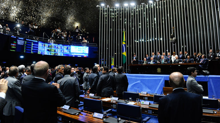 Brazil’s Senate votes to impeach President Dilma Rousseff. (Senado Federal)