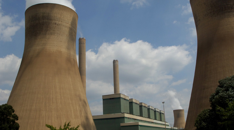 Duvha power plant in South Africa. Institutions are funding projects earlier on to help them get going. (Eskom)