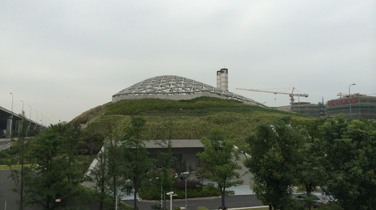 A gas-fired distributed generation project in Shanghai’s Hongqiao area. (Interfax)