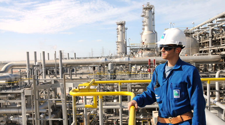 Saudi Aramco plans to almost double the amount of gas it produces over the next 10 years. (Saudi Aramco)