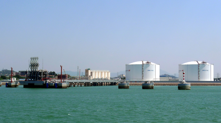 CNOOC’s Putian LNG terminal – Fujian province’s only source of gas. (CNOOC)