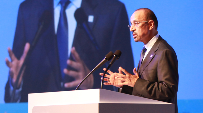 Former Aramco head Khalid al-Falih became Saudi Arabia’s energy minister in May. (World Energy Congress)