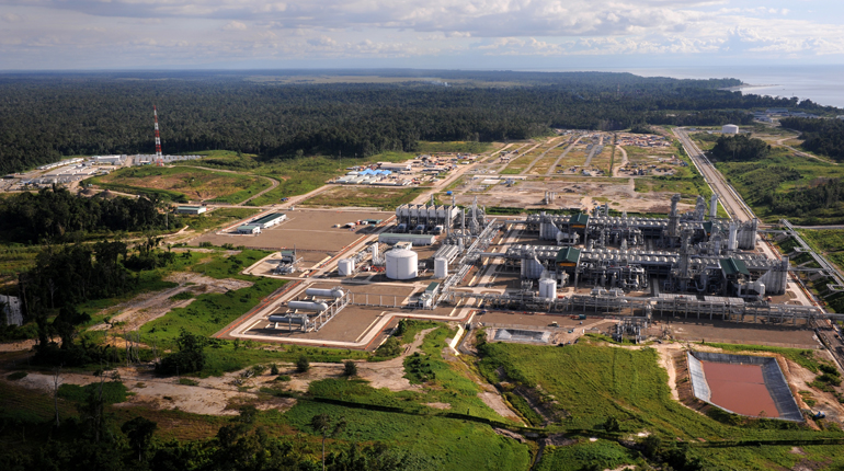 Tangguh LNG. BP has decided to add a third train to the facility. (BP plc)