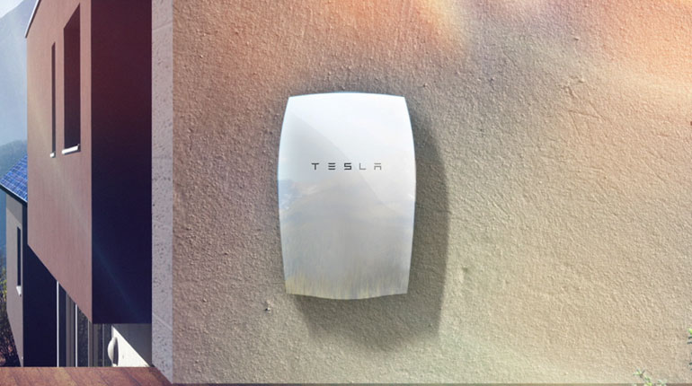The Tesla Powerwall. Jeff Dahn is part of a research programme into improving battery technology. (Tesla)