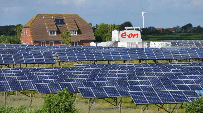E.On solar generation in Pellwom, Germany. (E.On)
