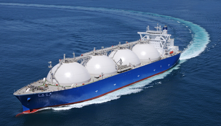 Taiwan’s CPC’s Taitar No. 4 LNG carrier. It may soon become harder for shipping lines to charter vessels. (RasGas)