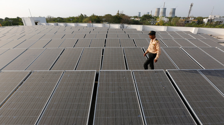 India must develop its grid to make full use of its burgeoning renewables capacity. (PA)