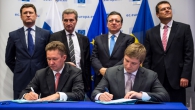 Gazprom and Naftogaz reached an agreement for gas supplies last October. (PA)