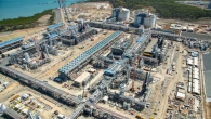 The Gladstone LNG plant. Santos is considering selling the pipeline that ships gas from the plant. (Santos)