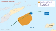 Approximately 20% of the Greater Sunrise fields lie in a joint development area between East Timor and Australia.