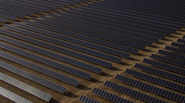 Solar farm, USA