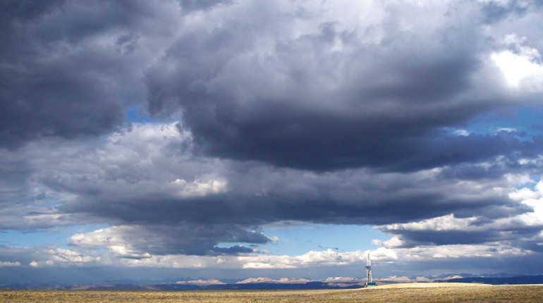 Tight gas production at Pinedale in the United States