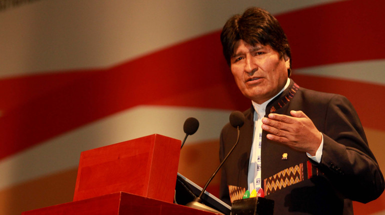 Evo Morales, Bolivia's president