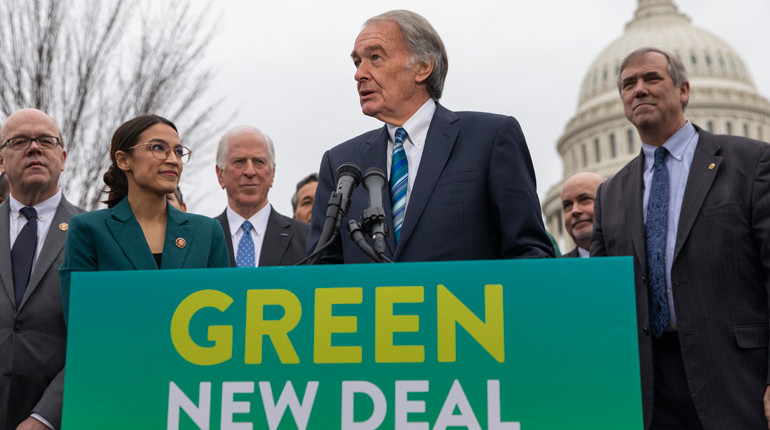 Congressional Democrats unveil Green New Deal