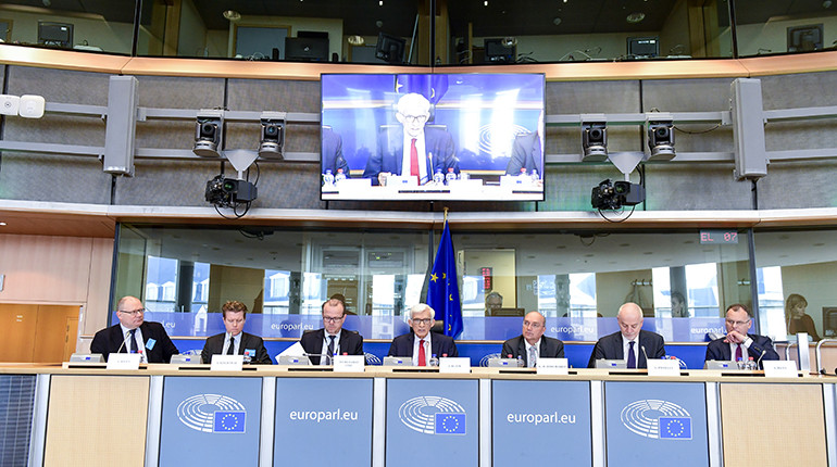 A public hearing of the European Parliament's energy committee on the revised gas directive.