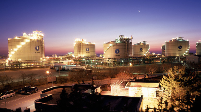 South Korea's Pyeongtaek LNG terminal.
