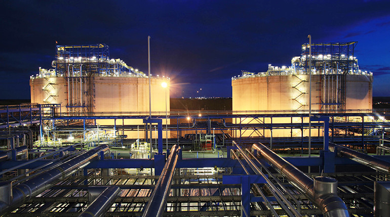 The Dragon LNG terminal in the UK.