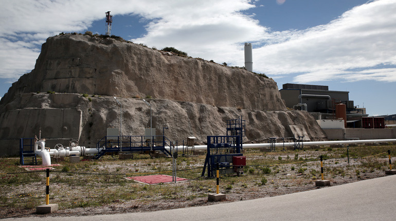 Greece's Revithoussa LNG terminal.