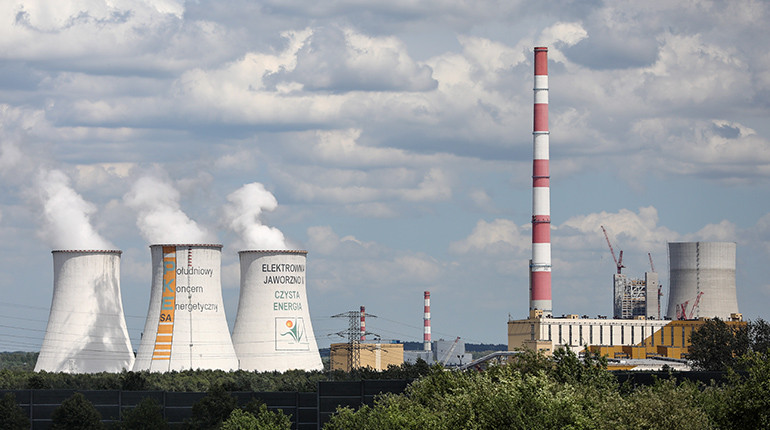 Jaworzno coal power plant in Poland