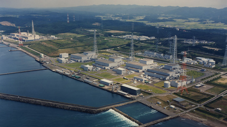A nuclear power plant in Japan