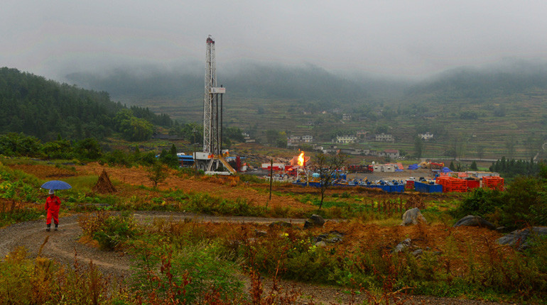 A Sinopec Jianghan Drilling shale well