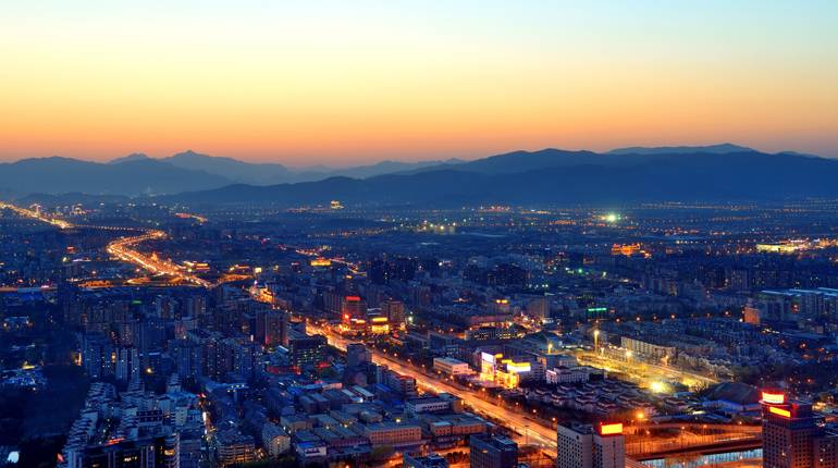 Beijing at night