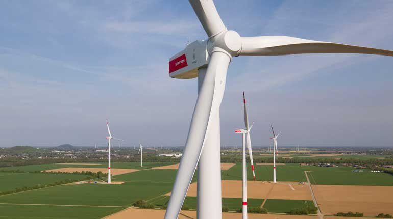A German wind farm
