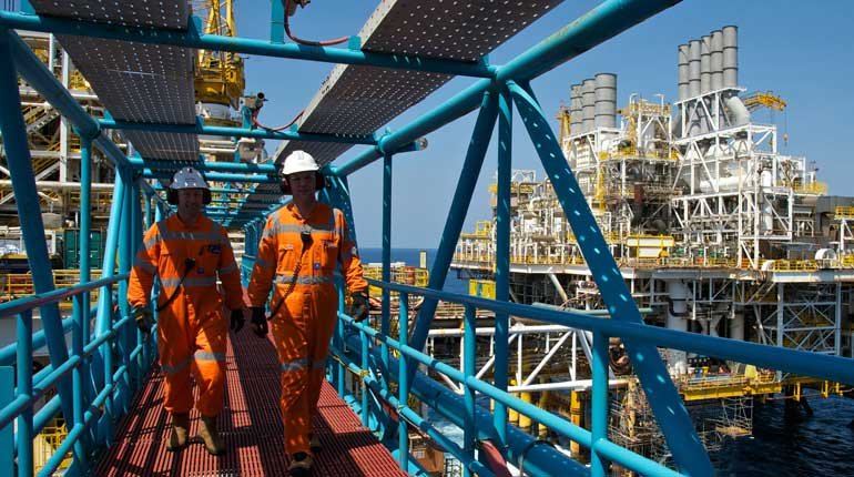 ConocoPhillips' Bayu Undan platform in the Timor Sea