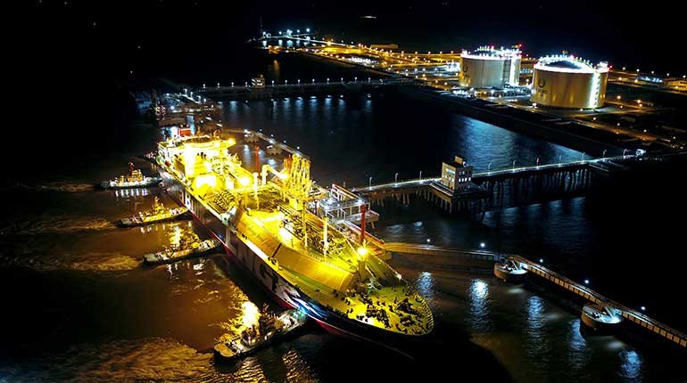 ENN's Zhoushan terminal in China