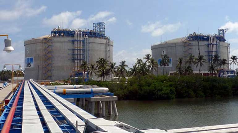 Manzanillo LNG terminal in Mexico