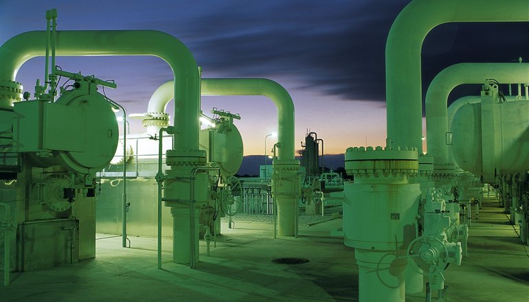 The Baumgarten gas hub in Austria