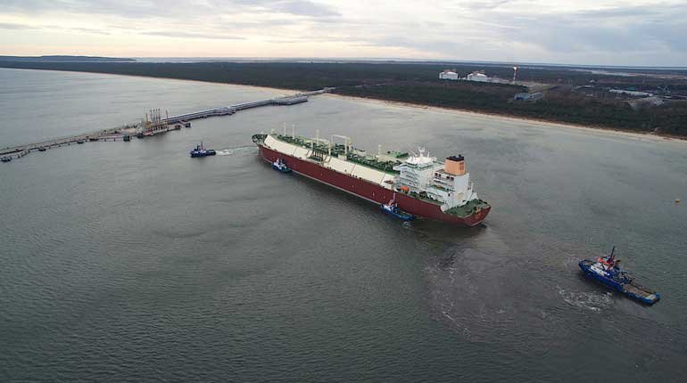 The Swinoujscie LNG terminal in Poland