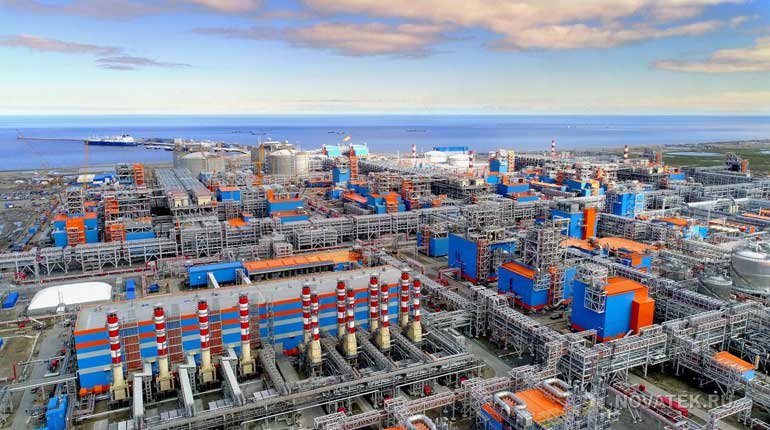 The Yamal LNG plant.