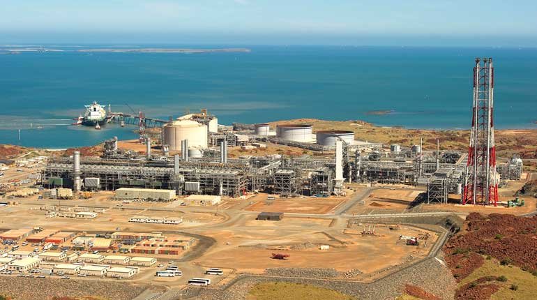Woodside's Pluto LNG plant.