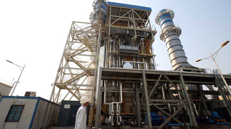 The Thaketa gas-fired power plant