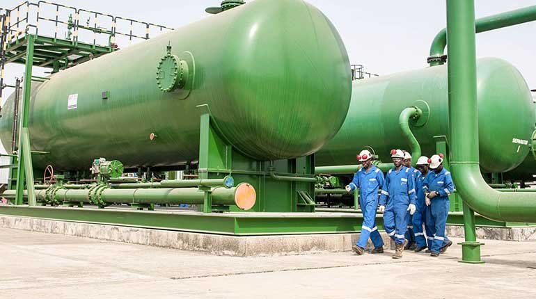 Gas infrastructure in Nigeria.