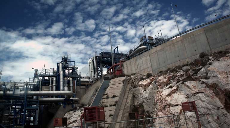 Revithoussa LNG terminal in Greece