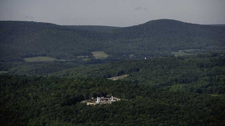 Shale gas production in Pennsylvania