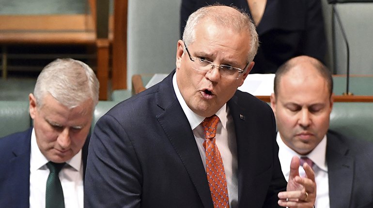 Australian Prime Minister Scott Morrison.