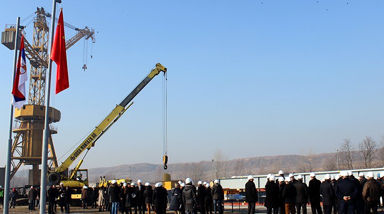 A coal mine in Serbia