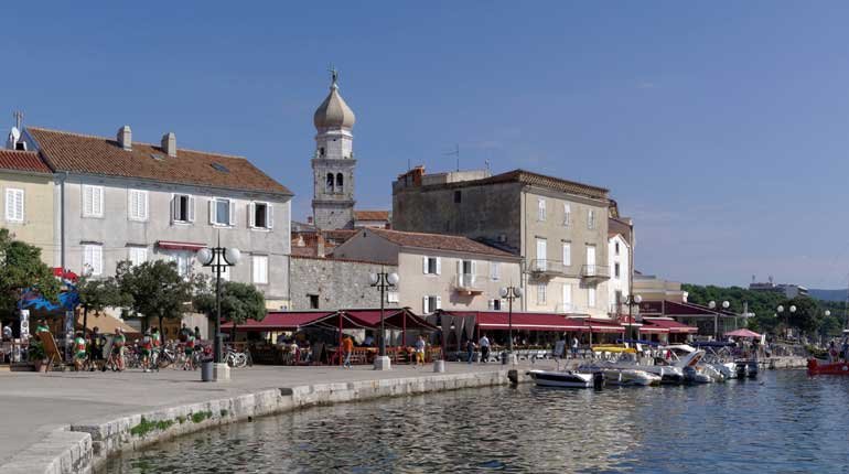 Krk island in Croatia