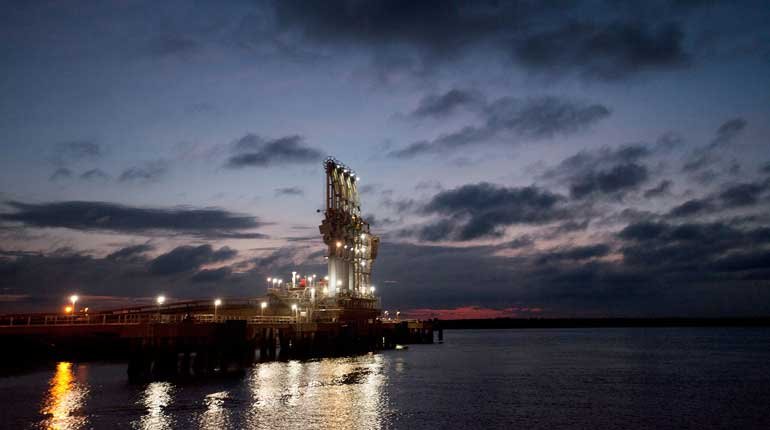 The Elba Island LNG plant