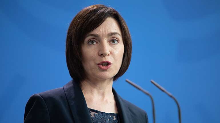 Moldavian Prime Minister Maia Sandu.