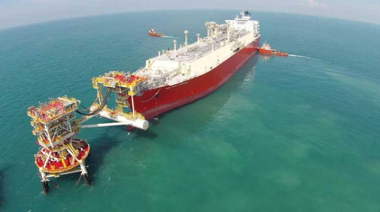 A Hoegh FSRU docked in Indonesia