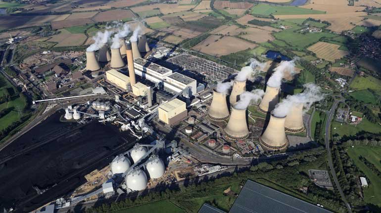 The Drax power station in the UK