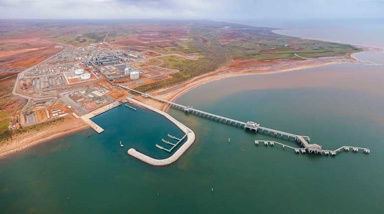 Australia's Wheatstone LNG plant