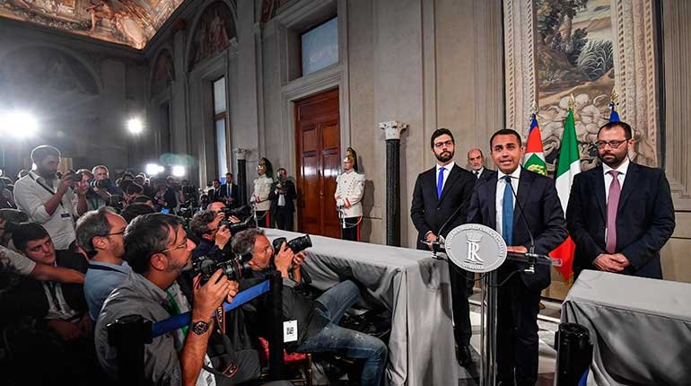 M5S leader Luigi Di Maio