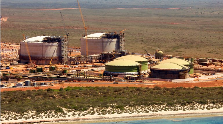 The Gorgon LNG project.