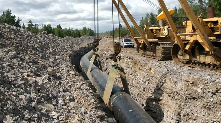 Gas pipeline construction, Stittsville