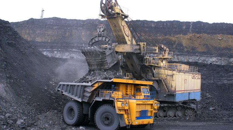 Coal mining.
